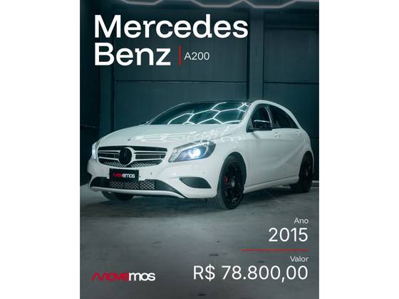 MERCEDES-BENZ A 200 1.6 TURBO STYLE 16V GASOLINA 4P AUTOMÁTICO MERCEDES-BENZ A 200 1.6 TURBO STYLE 16V GASOLINA 4P AUTOMÁTICO